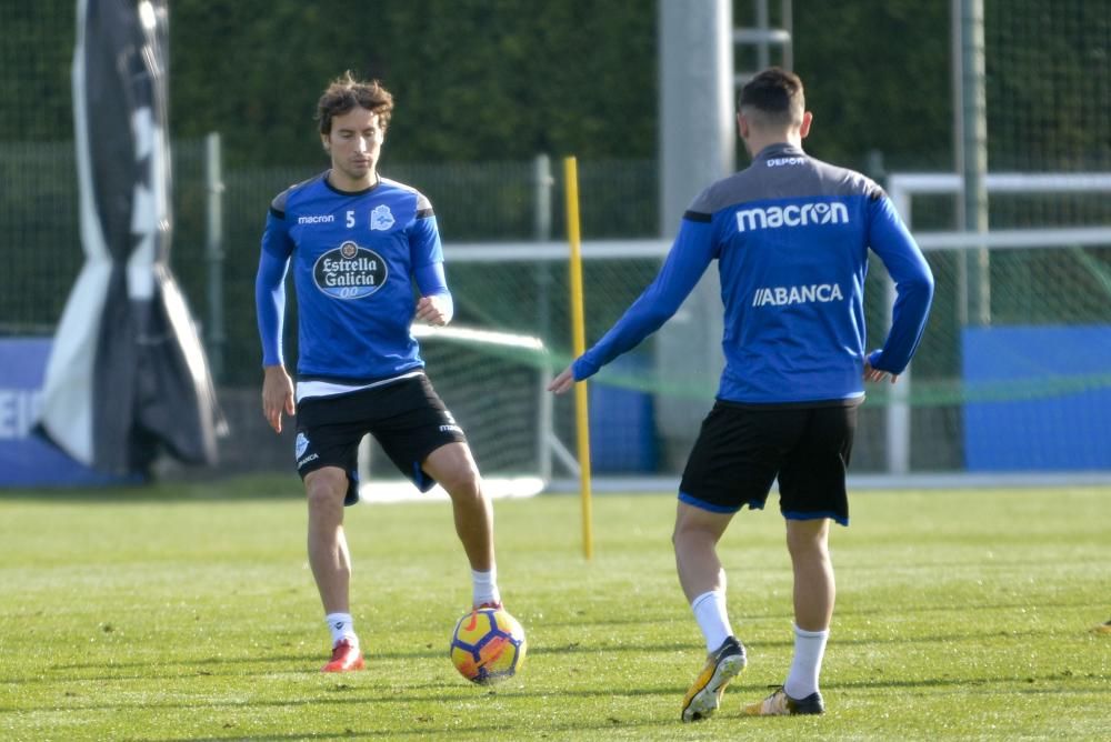 Recuperación en Abegondo tras la derrota en Málaga