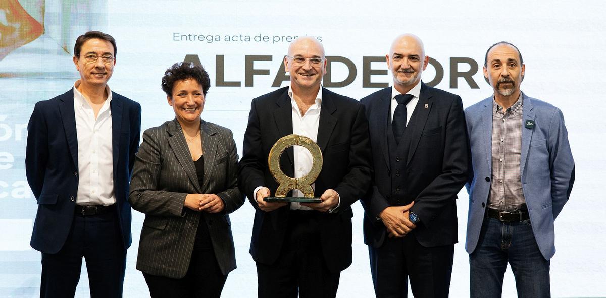 Entrega de los premios Alfa de Oro, en la edición anterior.