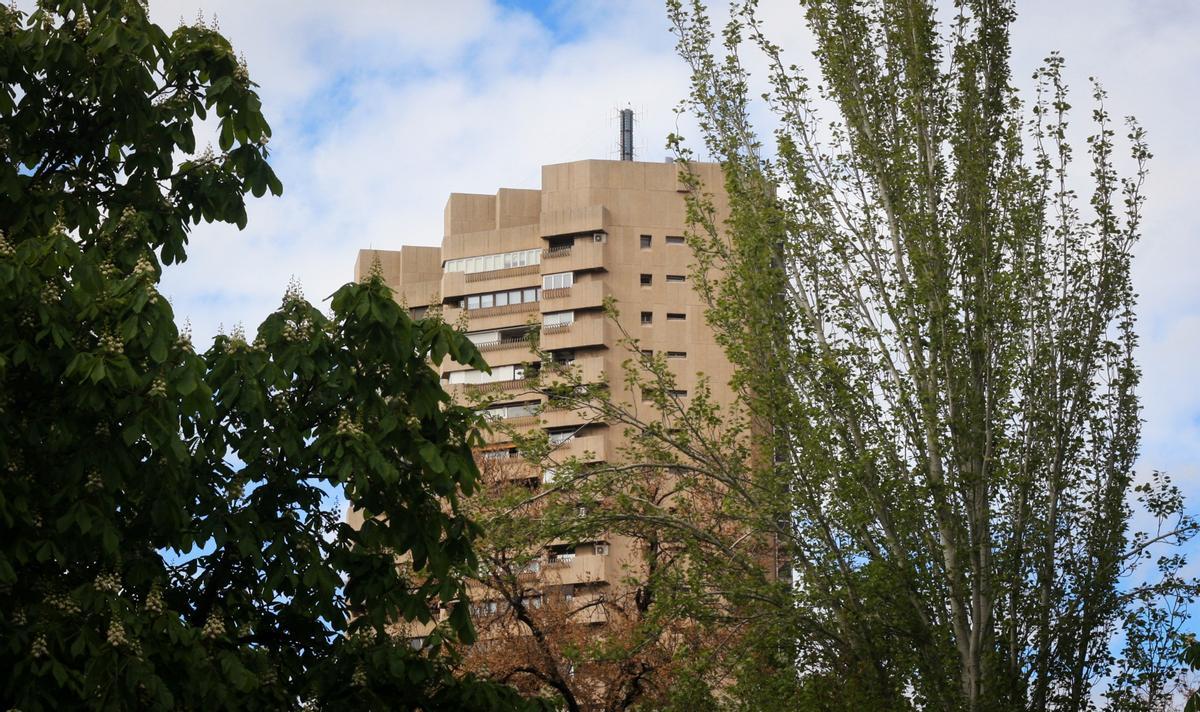 La torre de Valencia, el rascacielos del barrio de Ibiza