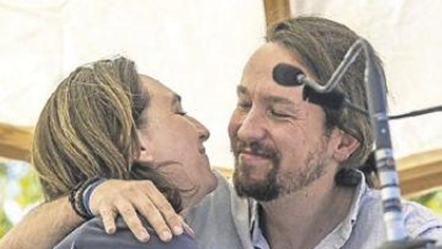 Iglesias: «Viva Cataluña libre y soberana»