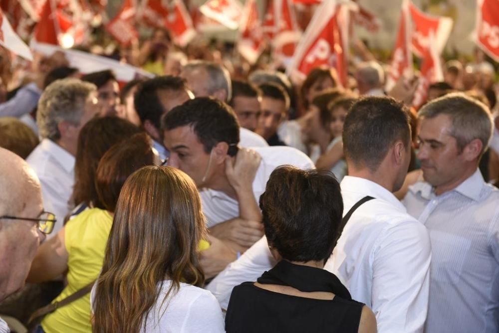 Mitin de Pedro Sánchez en Murcia