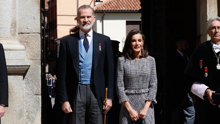 Los reyes se han desplazado hasta Alcalá de Henares para hacer entrega del Premio “Miguel de Cervantes” 2023