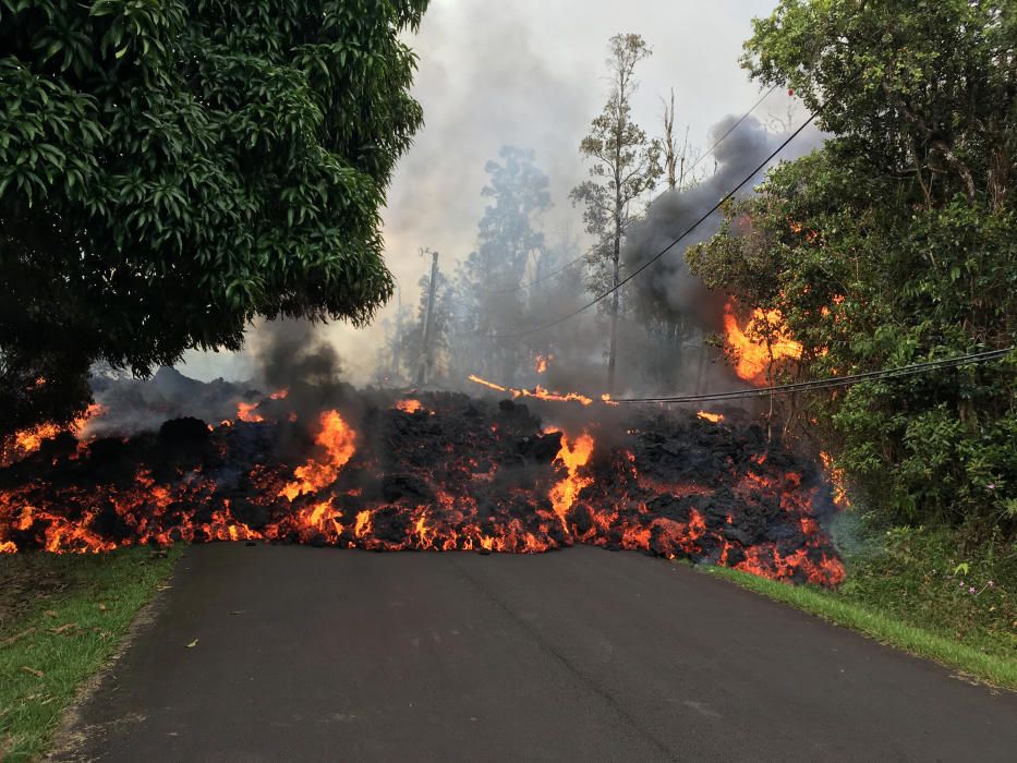 Erupción del volcán Kilauea en Hawái