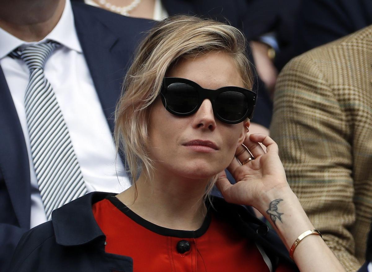 Sienna Miller tampoco quiso perderse la cita deportiva