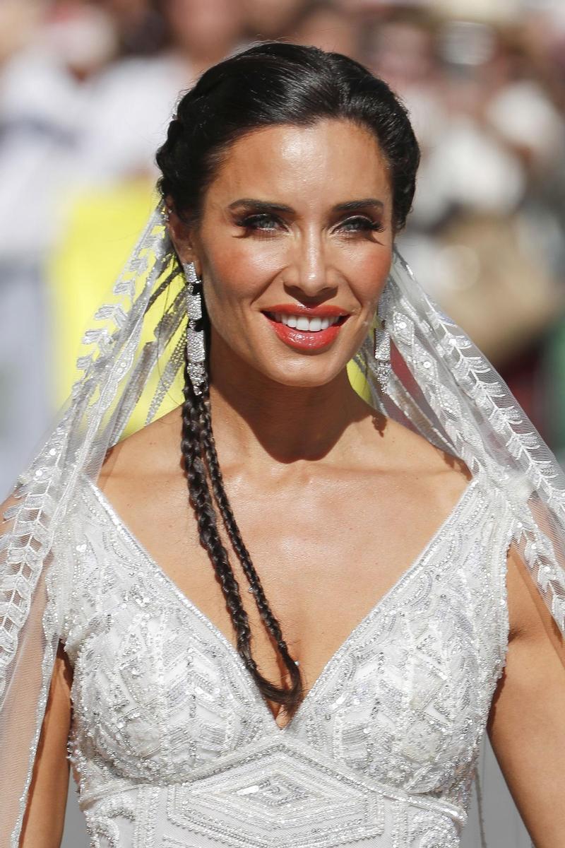 El vestido de novia de Pilar Rubio