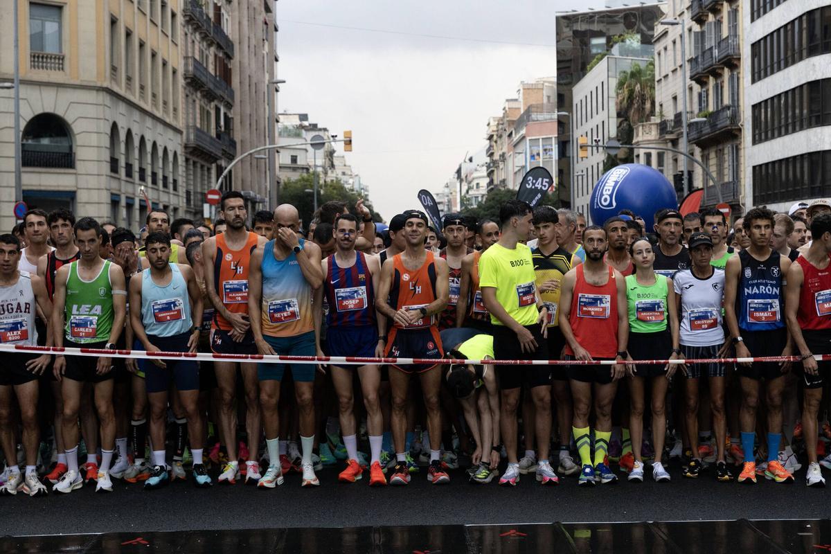14.000 corredores participan en esta edición de la Cursa de la Mercè, en Barcelona.