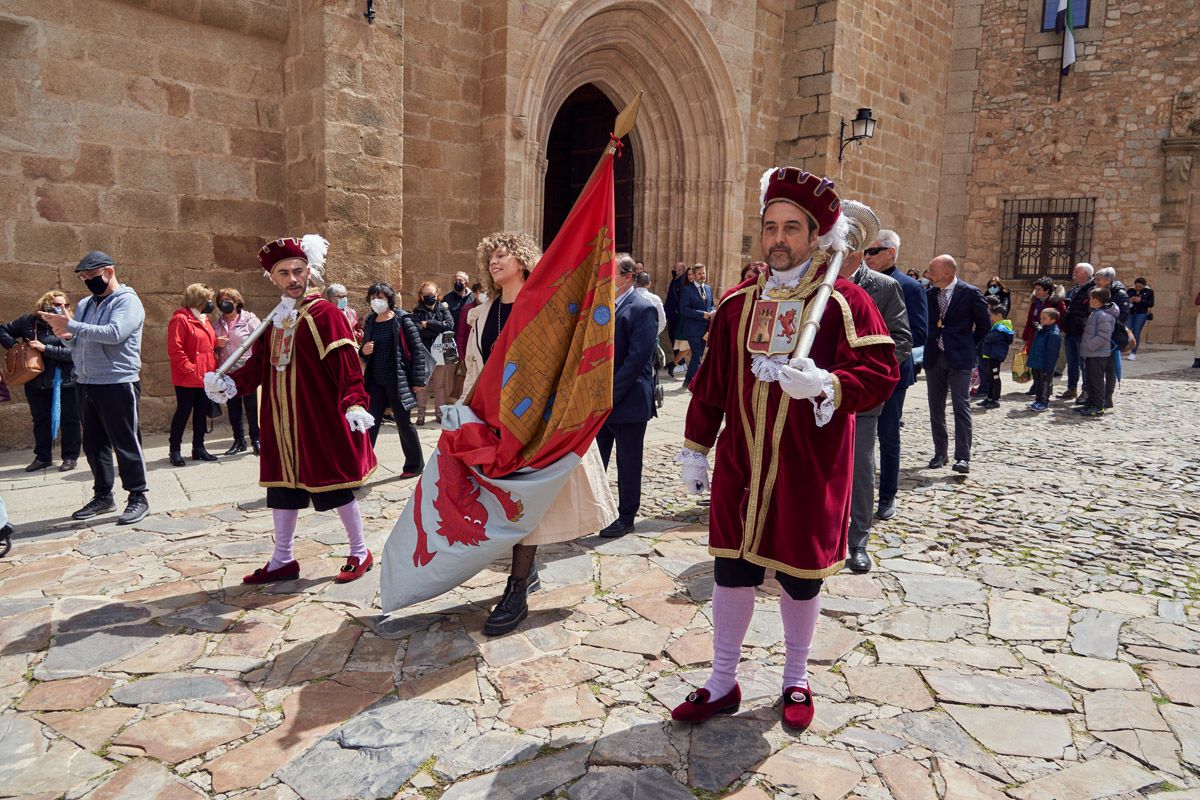 Celebración del día de San Jorge en Cáceres