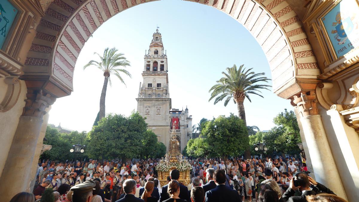 Imagen de la procesión del Corpus Christi del pasado año.