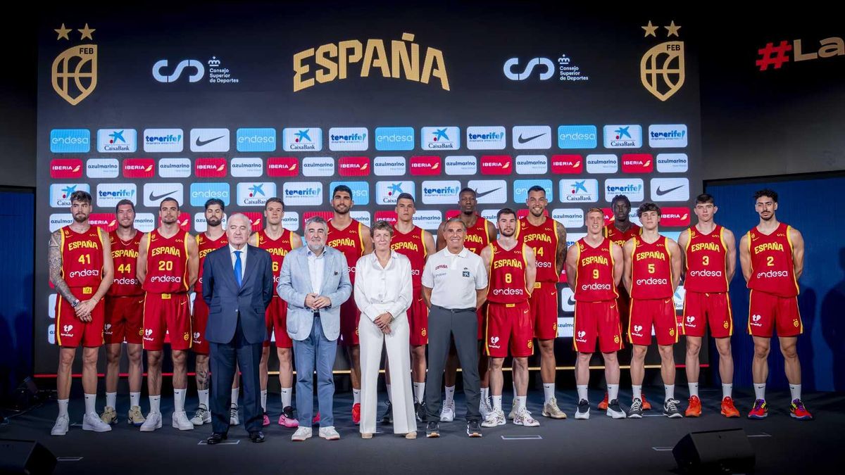 Puesta de largo de la selección española