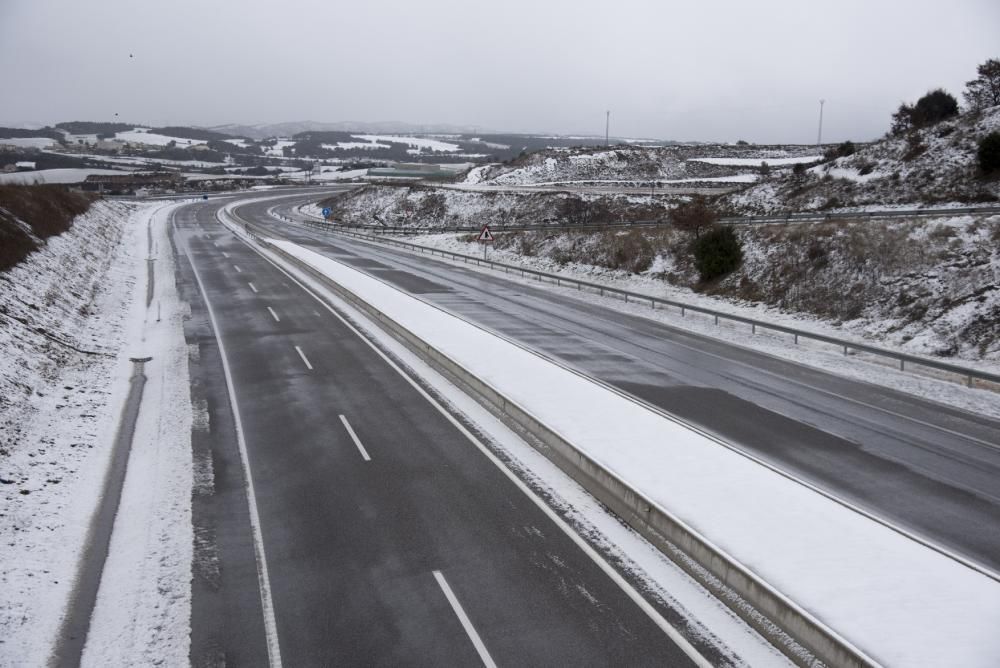 Fotos de la nevada a la Catalunya Central