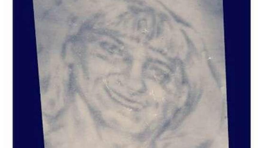 El tatuaje por el que fue identificado el gijonés asesinado.