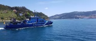 Aduanas estrena en la Ría de Vigo la patrullera de fibra más grande de Europa