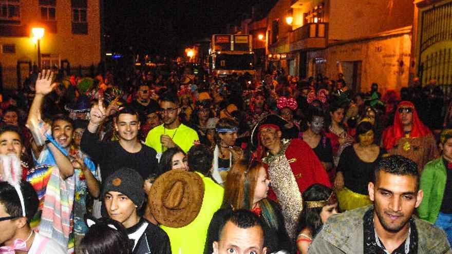 Imagen de la Cabalgata del Carnaval de Telde de 2016.