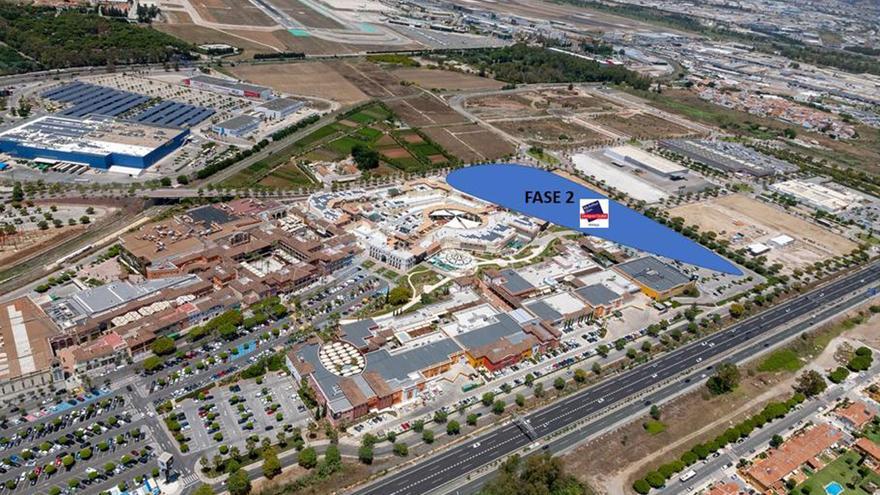 El centro McArthurGlen de Málaga proyecta una ampliación con la que casi duplicará superficie y número de tiendas
