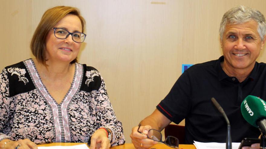 Juan Balastegui y Ana Pérez Sebastiá, concejales del Grupo Municipal Cs en Benidorm