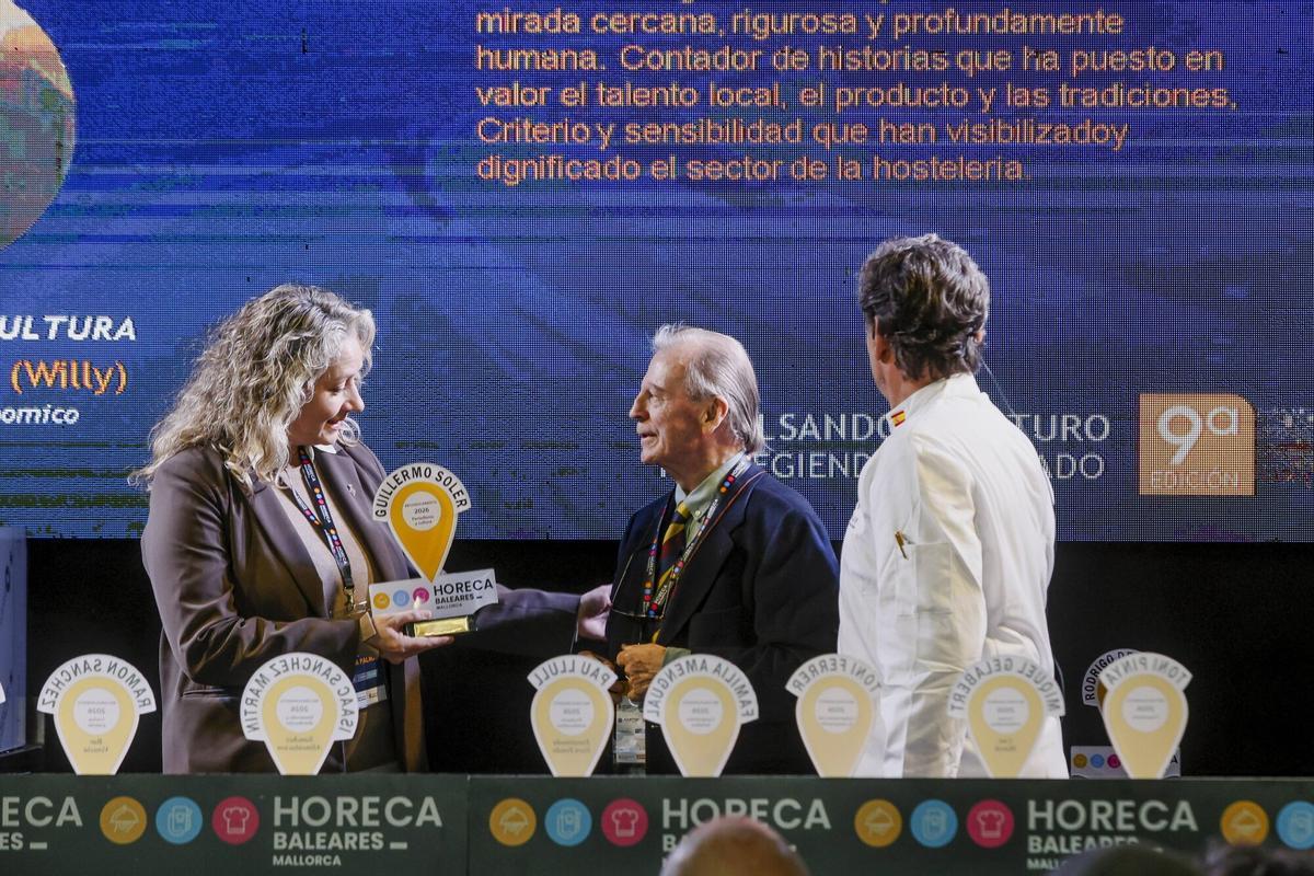 PALMA, PREMIO HONORIFICO A GUILLERMO SOLER EN LA FERIA HORECA 2026.