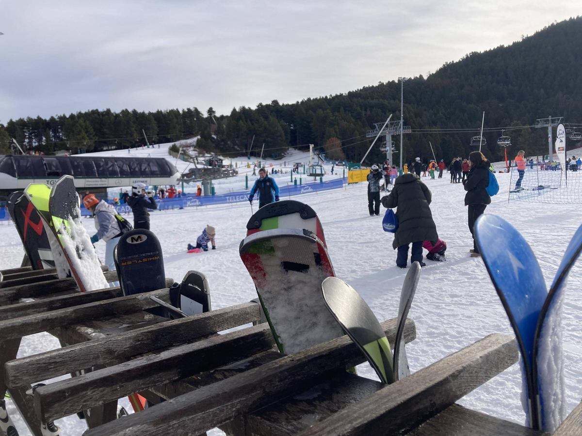 L'estació de Masella en una jornada d'esquí aquesta temporada