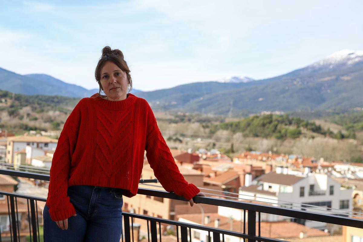 Ana Alimbau, este lunes en Sant Celoni.