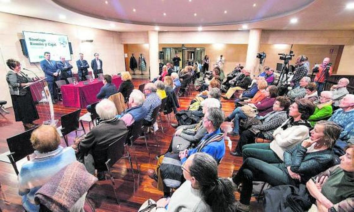 La jornada despertó un gran interés y permitió conocer mejor a Ramón y Cajal. | DPH/JAVIER BLASCO