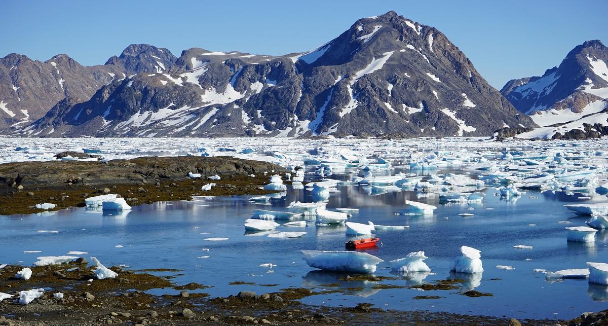 Icebergs en la costa groenlandesa.