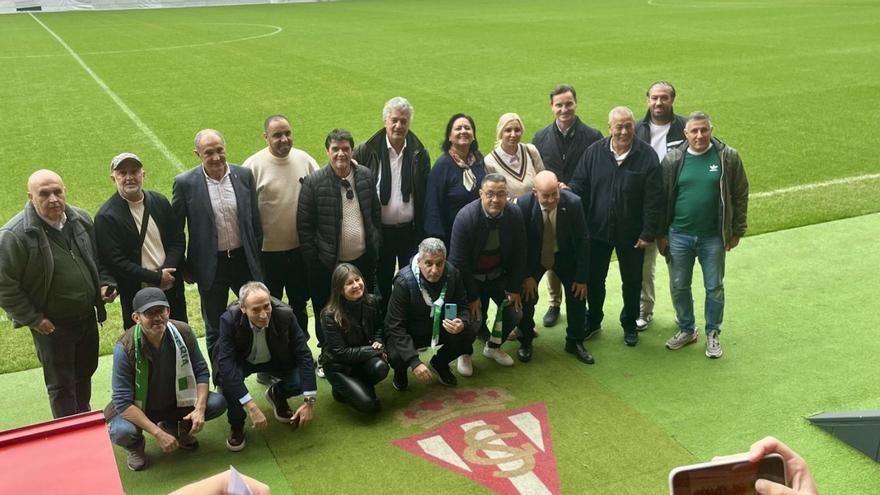 Argelia visita El Molinón para revivir el Mundial del 82