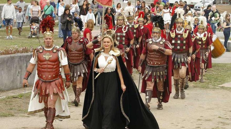 Tradicional desfile de la legión en la Vicus Spacorum. // FdV