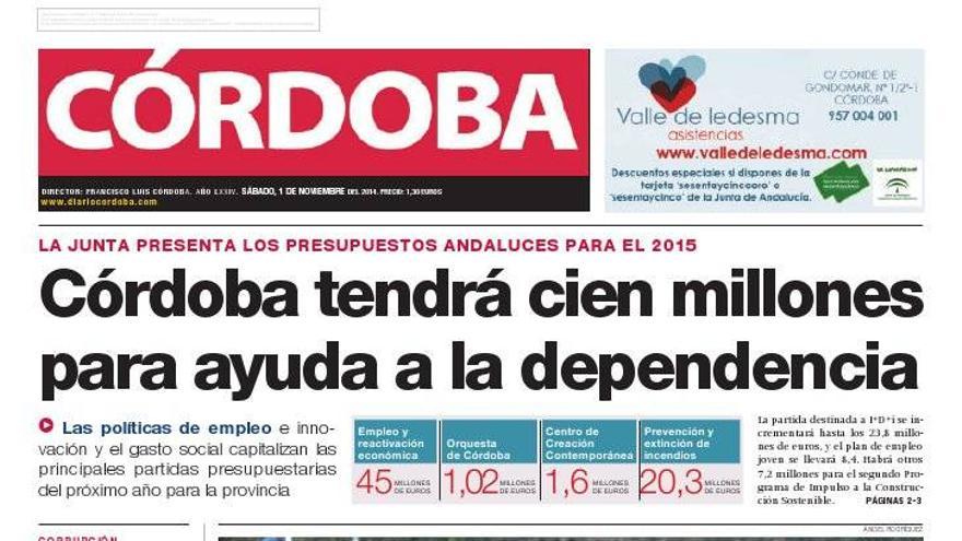 La portada de CÓRDOBA