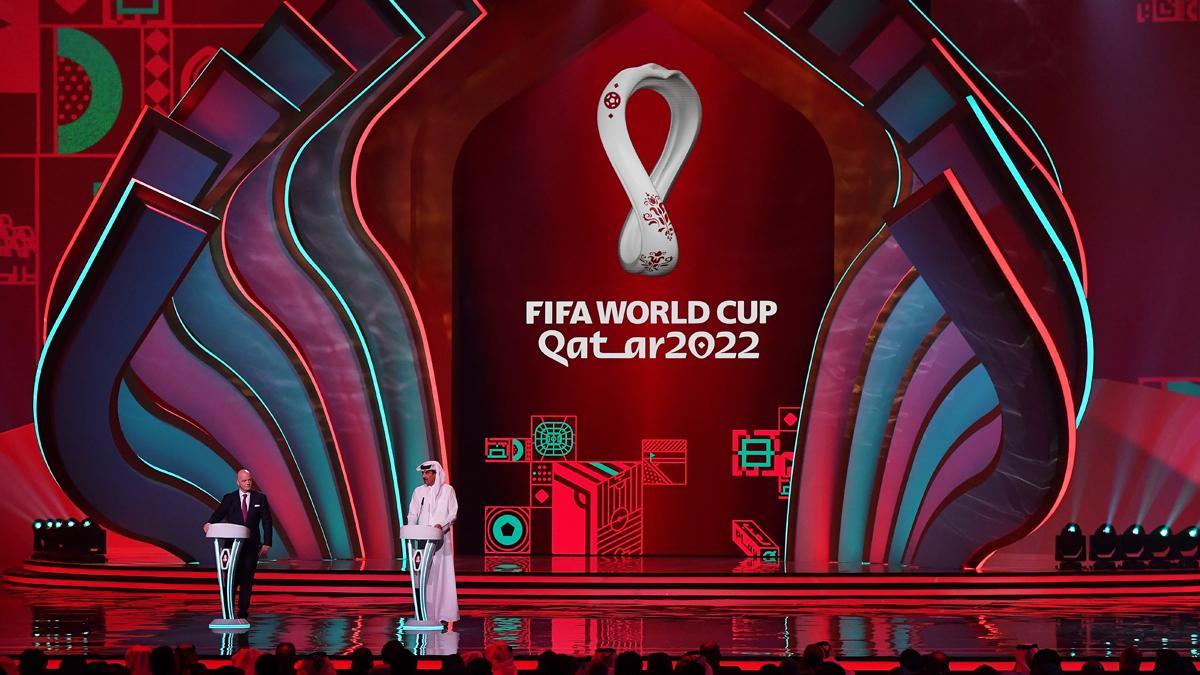 Imagen de la presentación del Mundial de Qatar 2022