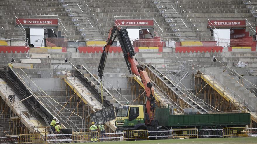 Así van las obras de remodelación de Son Moix