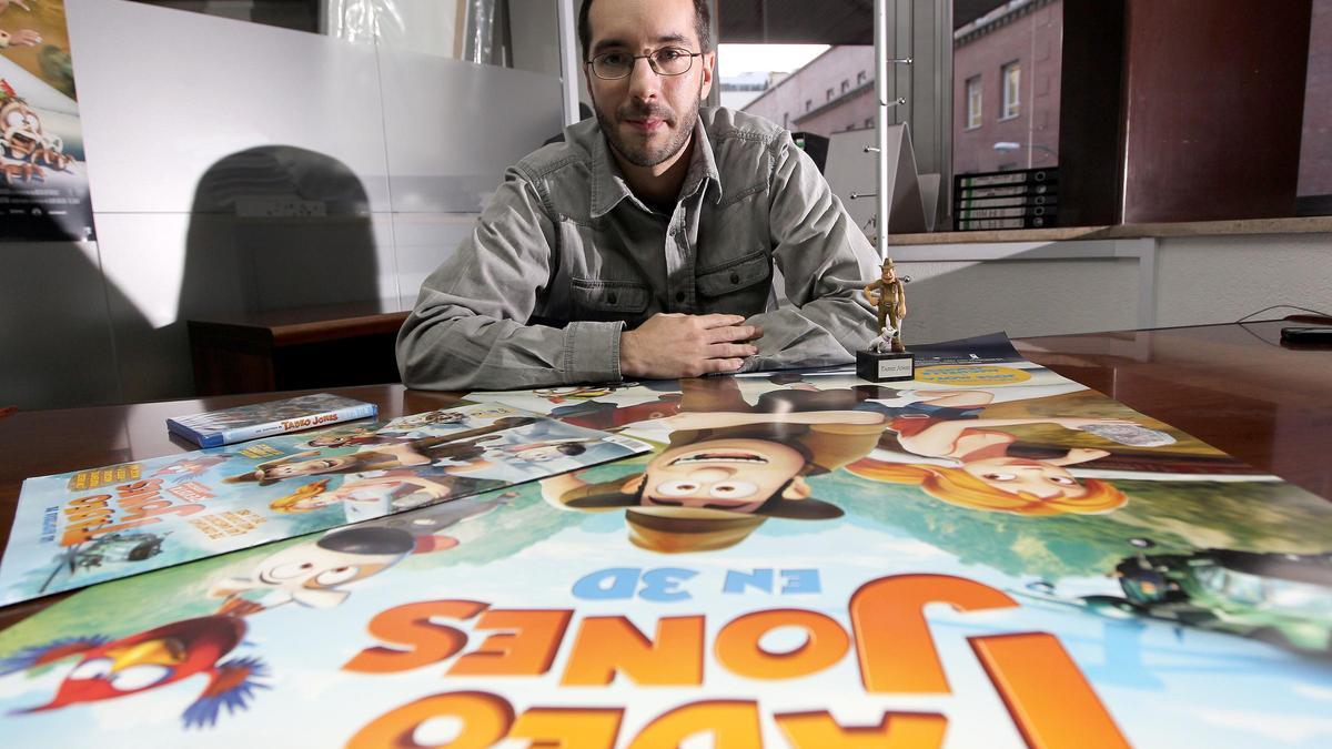 El realizador de cortos de animacion Enrique Gato.