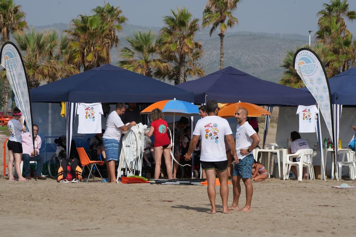 Jornada Mediterráneo Accesible en la playa de Castelló