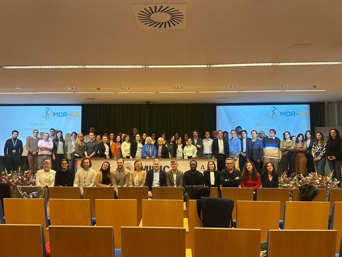 Asistentes en Córdoba a participantes en el proyecto europeo sobre artritis reumatoide.