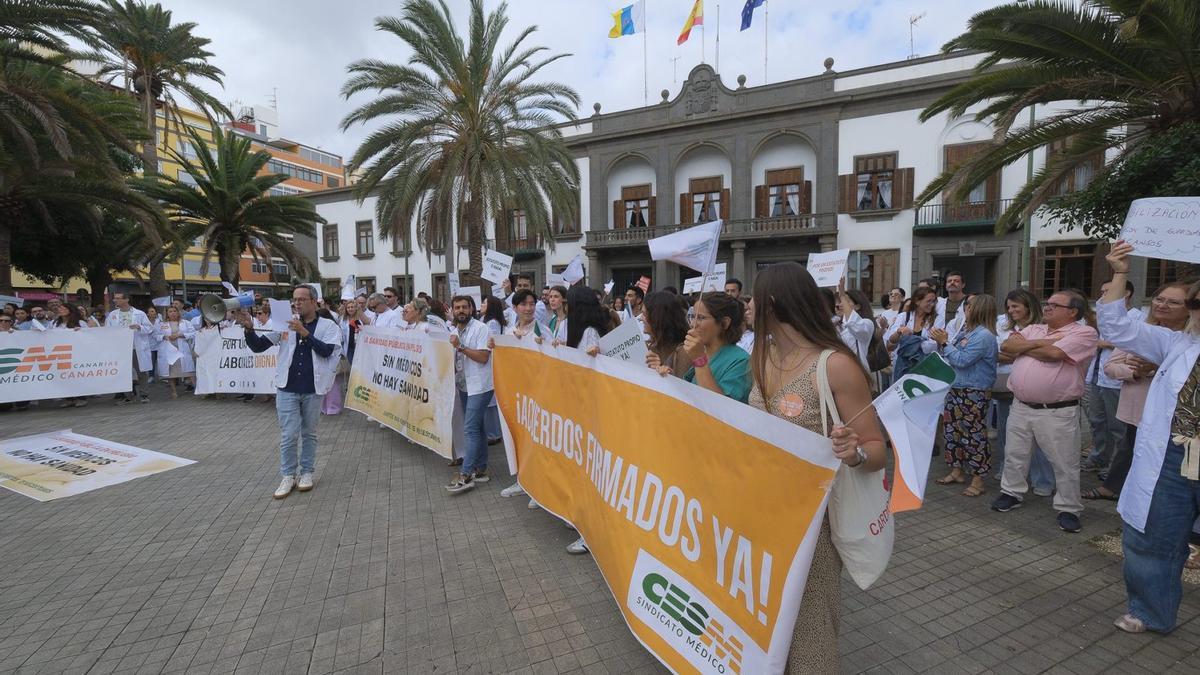 Nueva jornada de huelga de médicos en Las Palmas de Gran Canaria