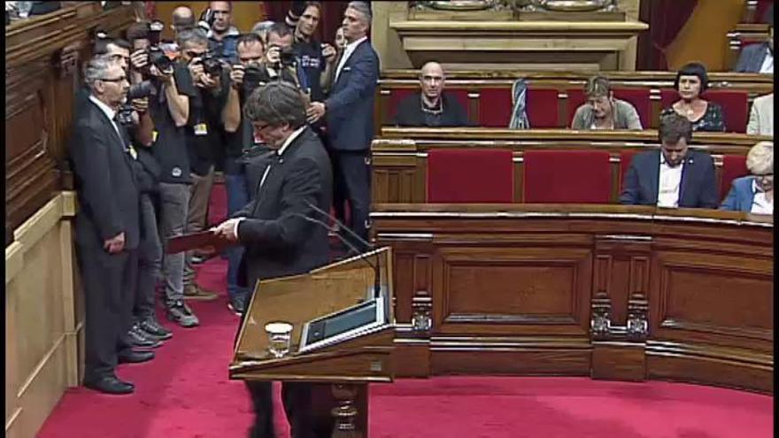 Puigdemont prevé comparecer en el Senado para presentar alegaciones al 155