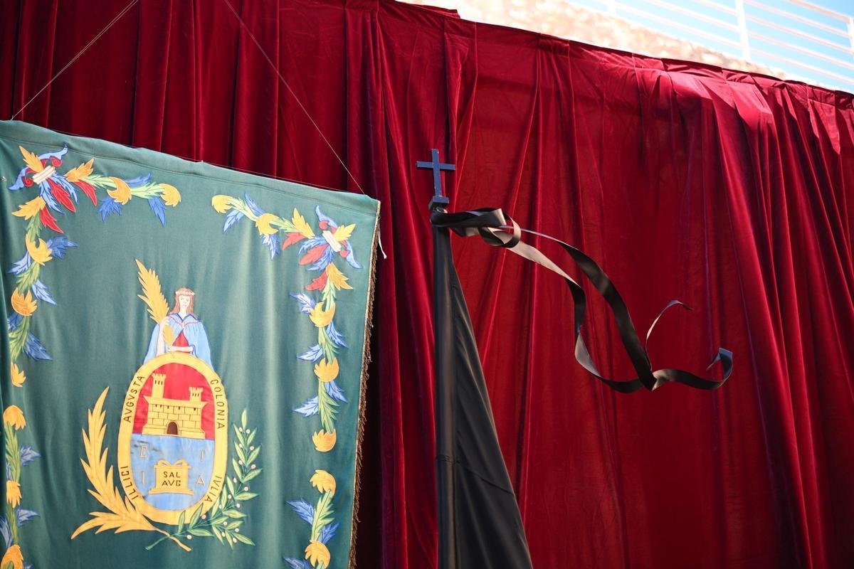 Así ha sido el acto cívico en el Palacio de Altamira de Elche para poner en valor la Trencà del Guió Así ha sido el acto cívico en el Palacio de Altamira de Elche para poner en valor la Trencà del Guió
