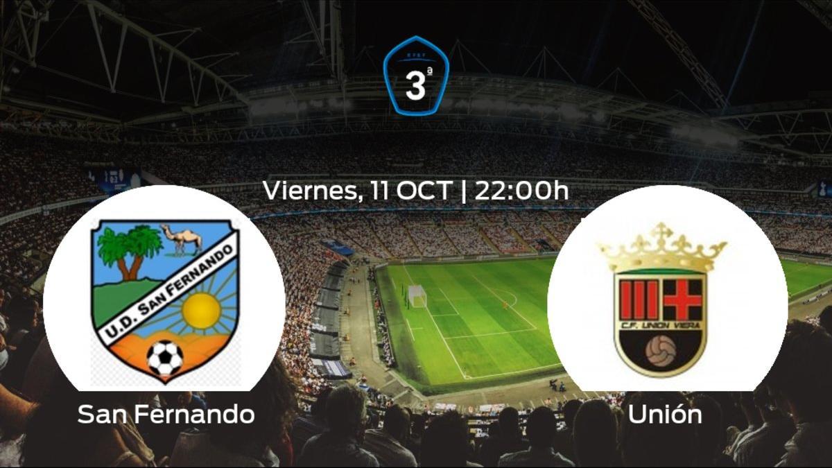 Jornada 8 de la Tercera División: previa del duelo San Fernando - Unión Viera