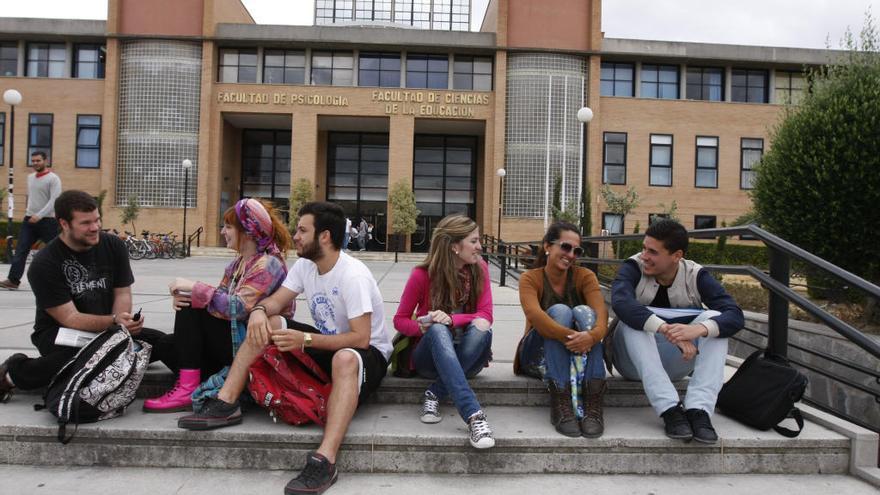 Alumnos de la Universidad de Málaga.