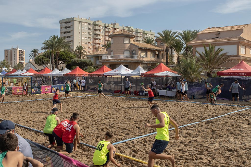 Campeonato de balonmano playa en La Manga