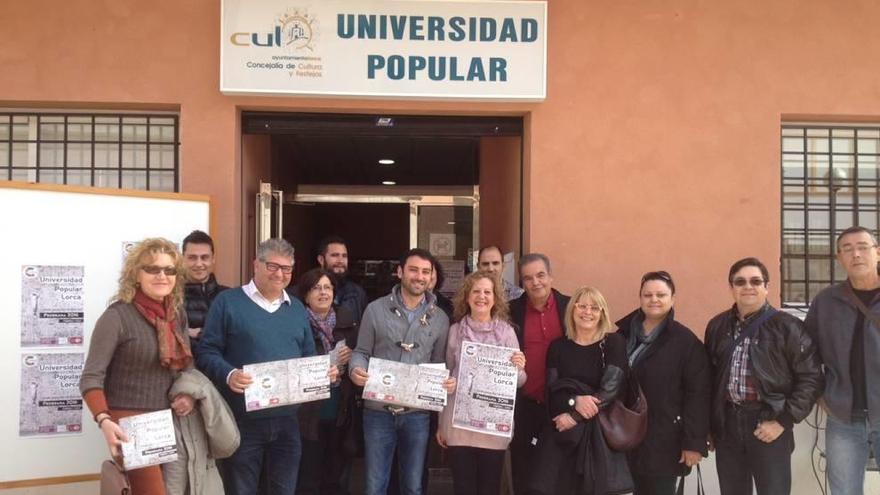 Presentación, ayer, de la programación de la Universidad Popular para este semestre.