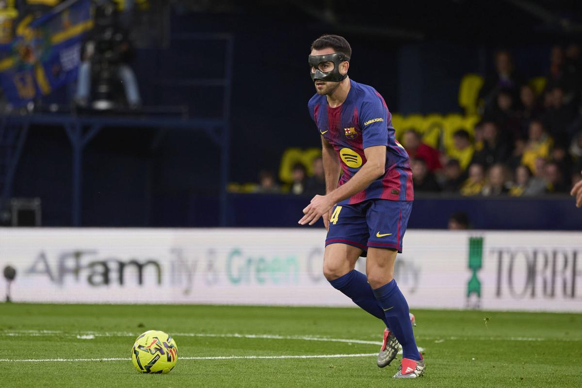 Eric Garcia, en el partido ante el Villarreal.