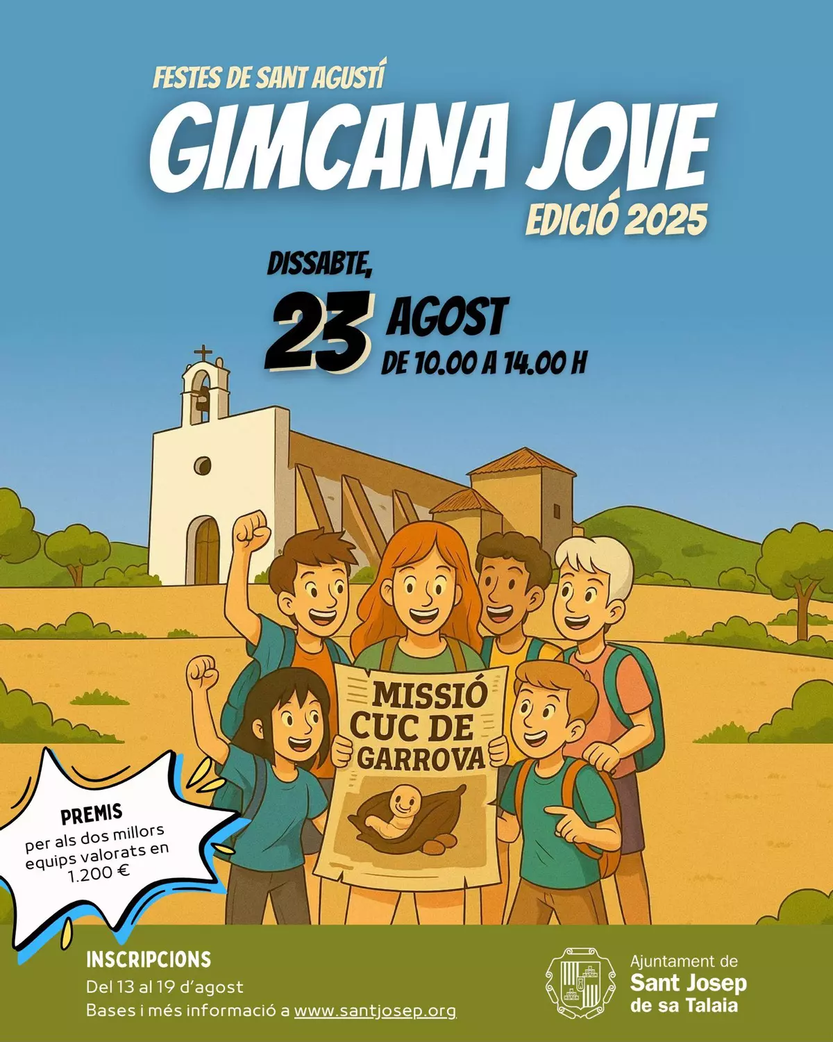 Sant Josep anuncia la primera edición de la 'Gimcana Jove'