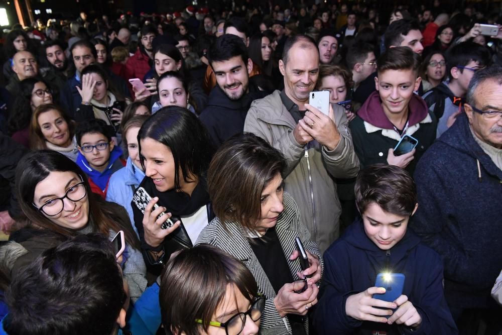 A Coruña enciende su alumbrado navideño