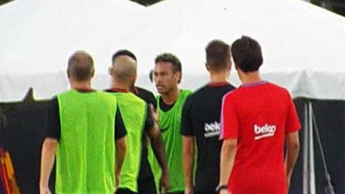 Así fue la trifulca entre Neymar y Semedo