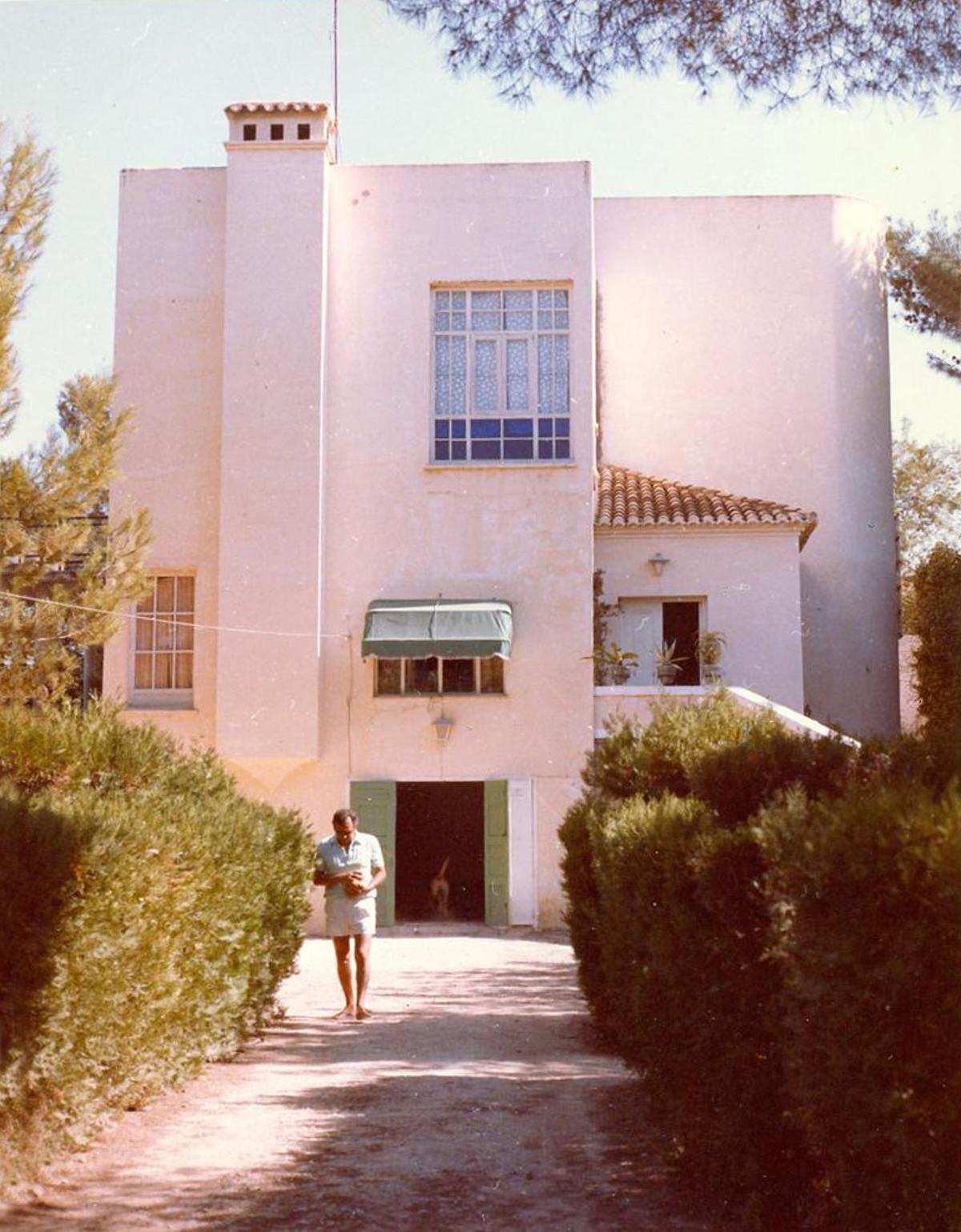 Xalet Artal-Mascarell en l’av. Sant Llorenç (anys 70).