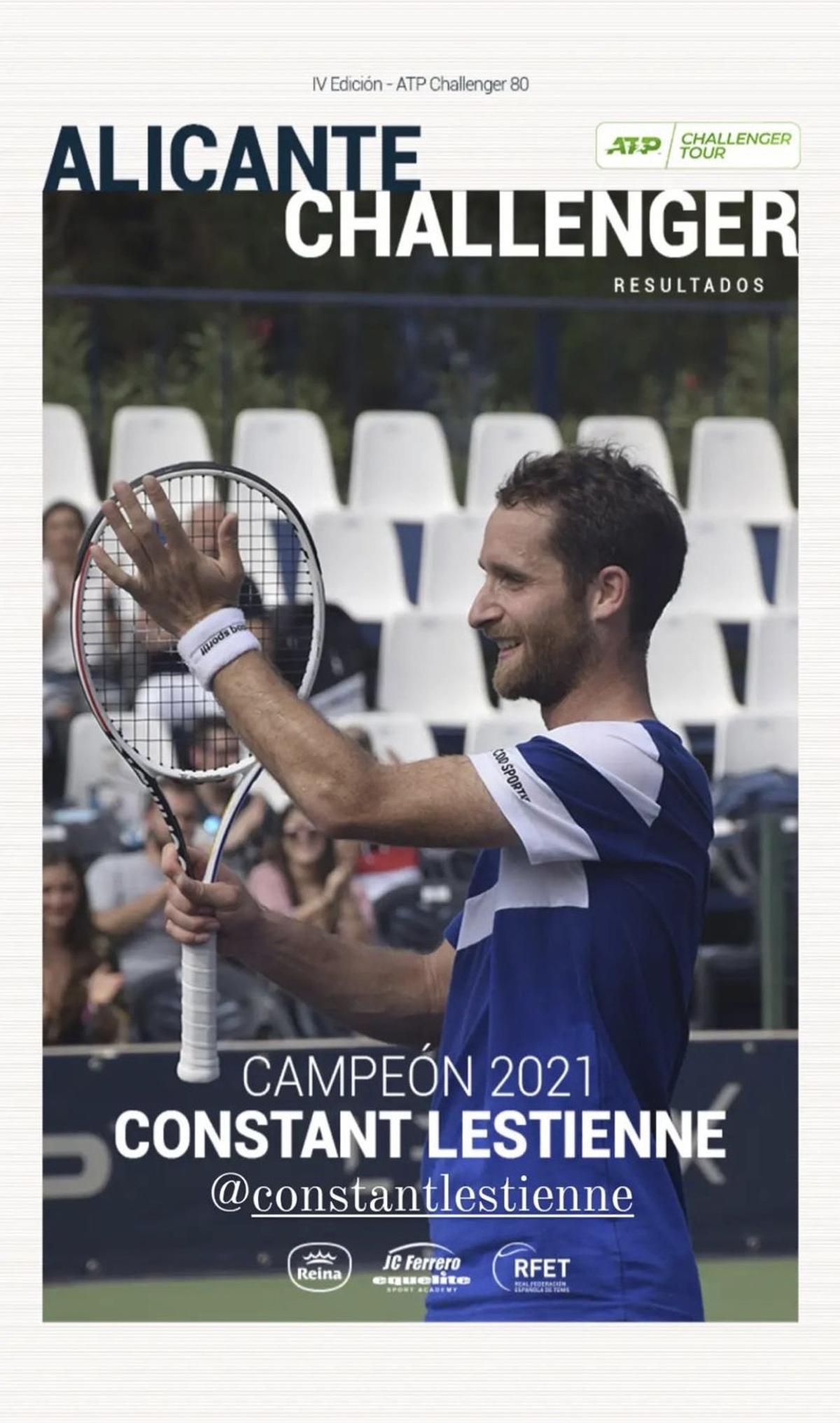 Lestienne, en la cuarta edición, es el primer campeón no español del torneo