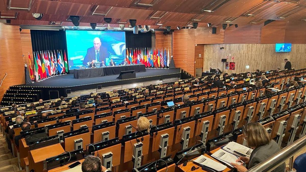 Una sesión de la Asamblea Parlamentaria de la OTAN en Madrid.