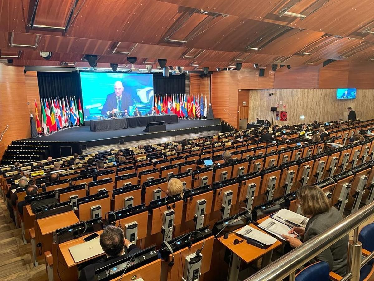 Una sesión de la Asamblea Parlamentaria de la OTAN en Madrid.
