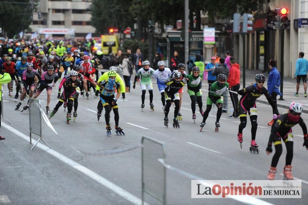 Murcia Maratón. Salida patinadores