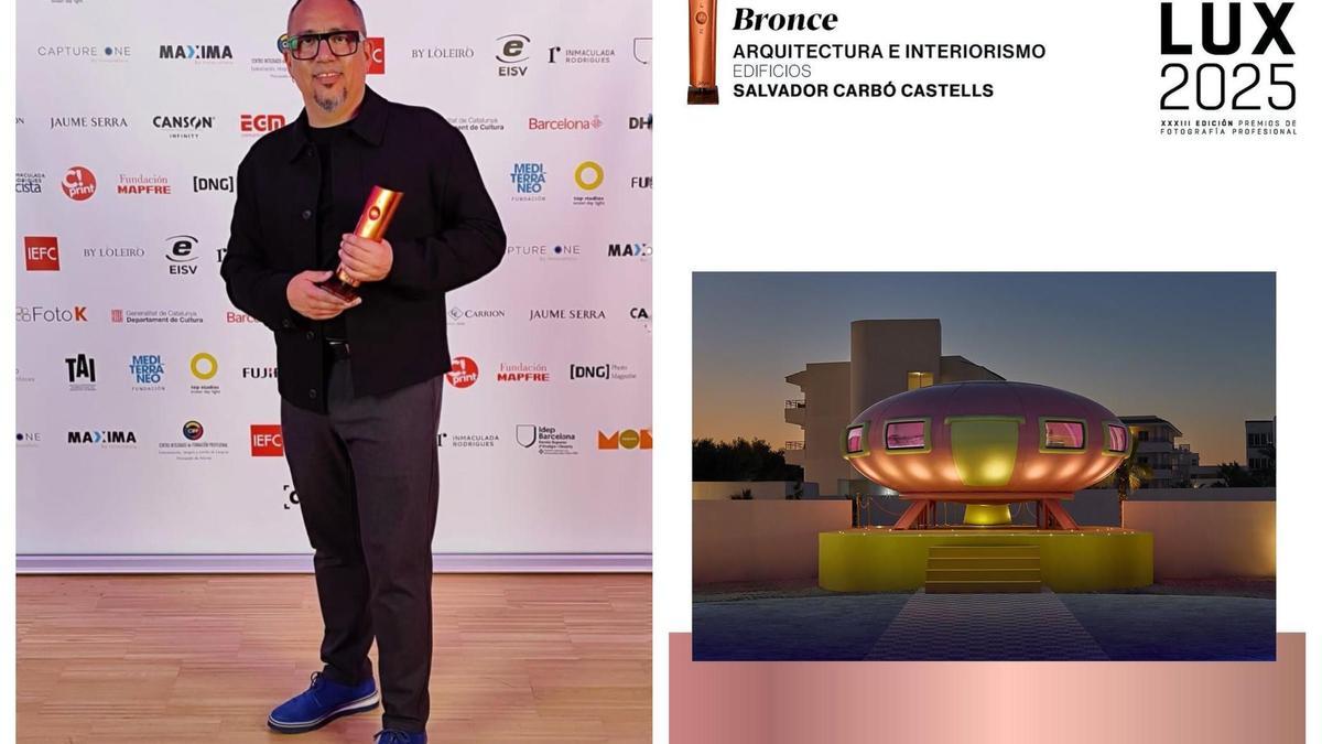 El fotógrafo de Montaverner, Salva Carbó, galardonado en los premios Lux.