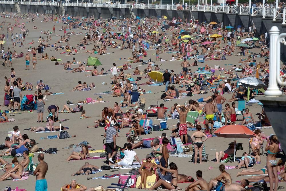 Día de playa en Asturias